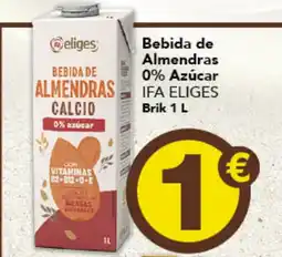 Gadis Ifa eliges bebida de almendras calcio oferta