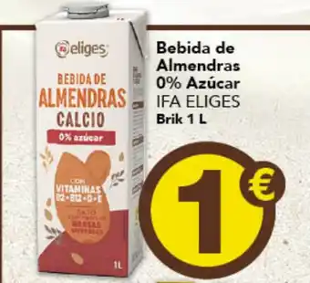 Ifa eliges bebida de almendras calcio