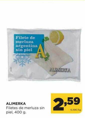 Alimerka Alimerka Filetes De Merluza Sin Piel oferta