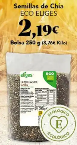 Gadis eliges semillas de chía oferta