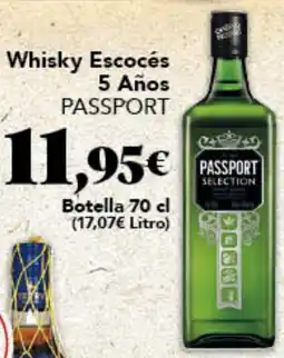 Gadis Passport whisky escocés 5 años oferta