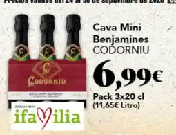 Gadis Cava Mini Benjamines Codorniu oferta