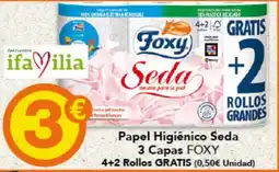 Gadis Foxy papel higiénico seda oferta