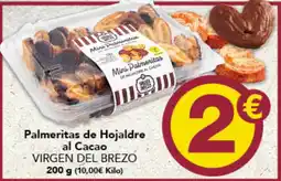 Gadis Virgen del Brezo palmeritas de hojaldre al cacao oferta