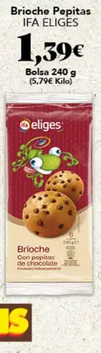 Gadis Ifa eliges brioche pepitas oferta
