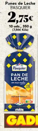 Gadis Pasquier pan de leche oferta