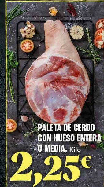 Gadis Paleta De Cerdo Con Hueso Entera O Media oferta