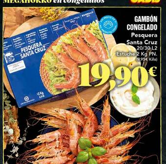 Gadis Gambón Congelado Pesquera Santa Cruz oferta