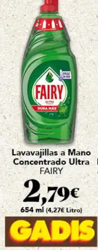 Gadis Fairy lavavajillas a mano concentrado ultra oferta