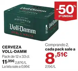 Supercor Voll-Damm cerveza oferta