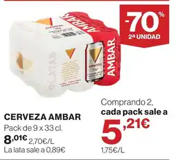 Supercor Cerveza Ambar oferta
