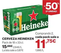 Supercor Heineken cerveza oferta