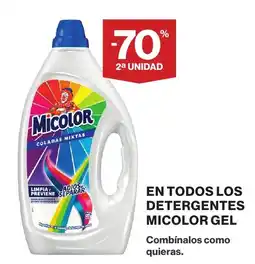 Supercor Micolor en todos los detergentes gel oferta
