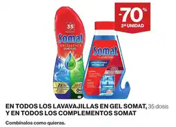 Supercor Somat en todos los lavavajillas en gel y en todos los complementos oferta