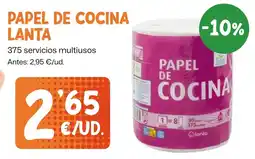 AhorraMas Lanta papel de cocina oferta