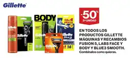 Supercor Gillette máquinas y recambios fusion 5, labs face y body y blue3 smooth oferta