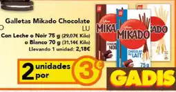 Gadis Galletas Mikado Chocolate oferta