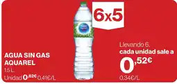 Supercor Aquarel agua sin gas oferta