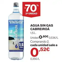 Supercor Cabreiroá agua sin gas oferta