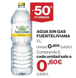 Supercor Fuenteliviana agua sin gas oferta