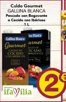 Gadis Gallina Blanca caldo gourmet cocido con ibéricos oferta