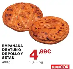 Supercor SuperCor empanada de atún o de pollo y setas oferta