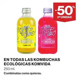 Supercor Komvida kombuchas ecológicas oferta