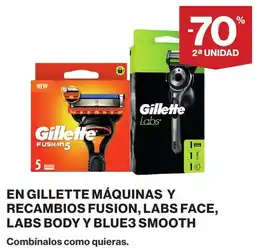 Supercor Gillette máquinas y recambios fusion, labs face, labs body y blue3 smooth oferta