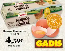 Gadis Coren huevos de corral oferta