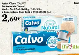 Gadis Calvo atún claro en aceite de girasol oferta