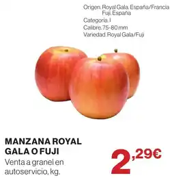 Supercor Manzana royal gala o fuji oferta