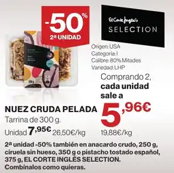 Supercor El Corte Inglés Selection Nuez Cruda Pelada oferta