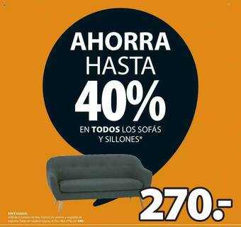 JYSK Sofá Egedal oferta