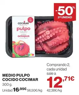 Supercor Cocimar medio pulpo cocido oferta