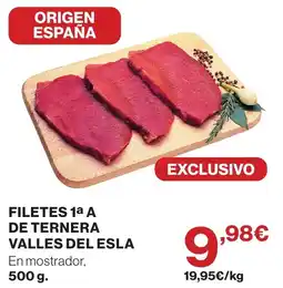 Supercor Filetes 1ª a de ternera valles del esla oferta