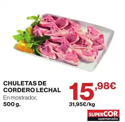 Supercor SuperCor chuletas de cordero lechal oferta