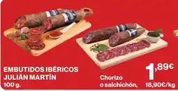 Supercor Embutidos Ibéricos Julián Martín oferta