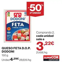 Supercor Dodoni feta cheese oferta