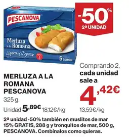 Supercor Pescanova merluza a la romana oferta