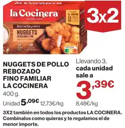 Supercor la Cocinera nuggets de pollo rebozado fino familiar oferta