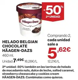 Supercor Häagen-Dazs helado belgian chocolate oferta