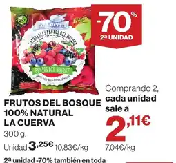Supercor La Cuerva frutos del bosque oferta