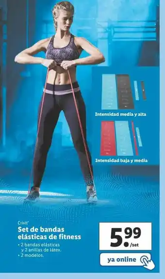 Lidl Crivit Set De Bandas Elásticas De Fitness oferta
