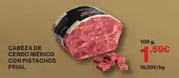 Supercor Frial cabeza de cerdo ibérico con pistachos oferta