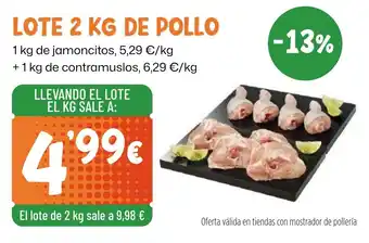 Lote 2 kg de pollo