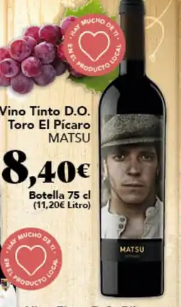 Gadis Matsu Vino Tinto D.O. Toro El Pícaro oferta