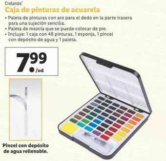 Crelando Caja De Pinturas De Acuarela