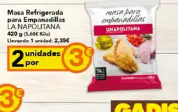 Gadis La Napolitana masa para empanadillas oferta