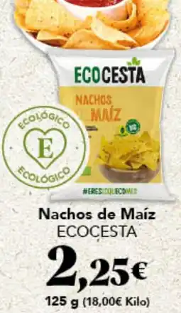 Gadis Ecocesta nachos de maíz oferta