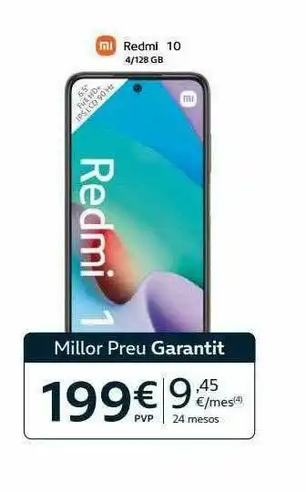 Movistar Xiaomi Redmi 10 4-128gb oferta